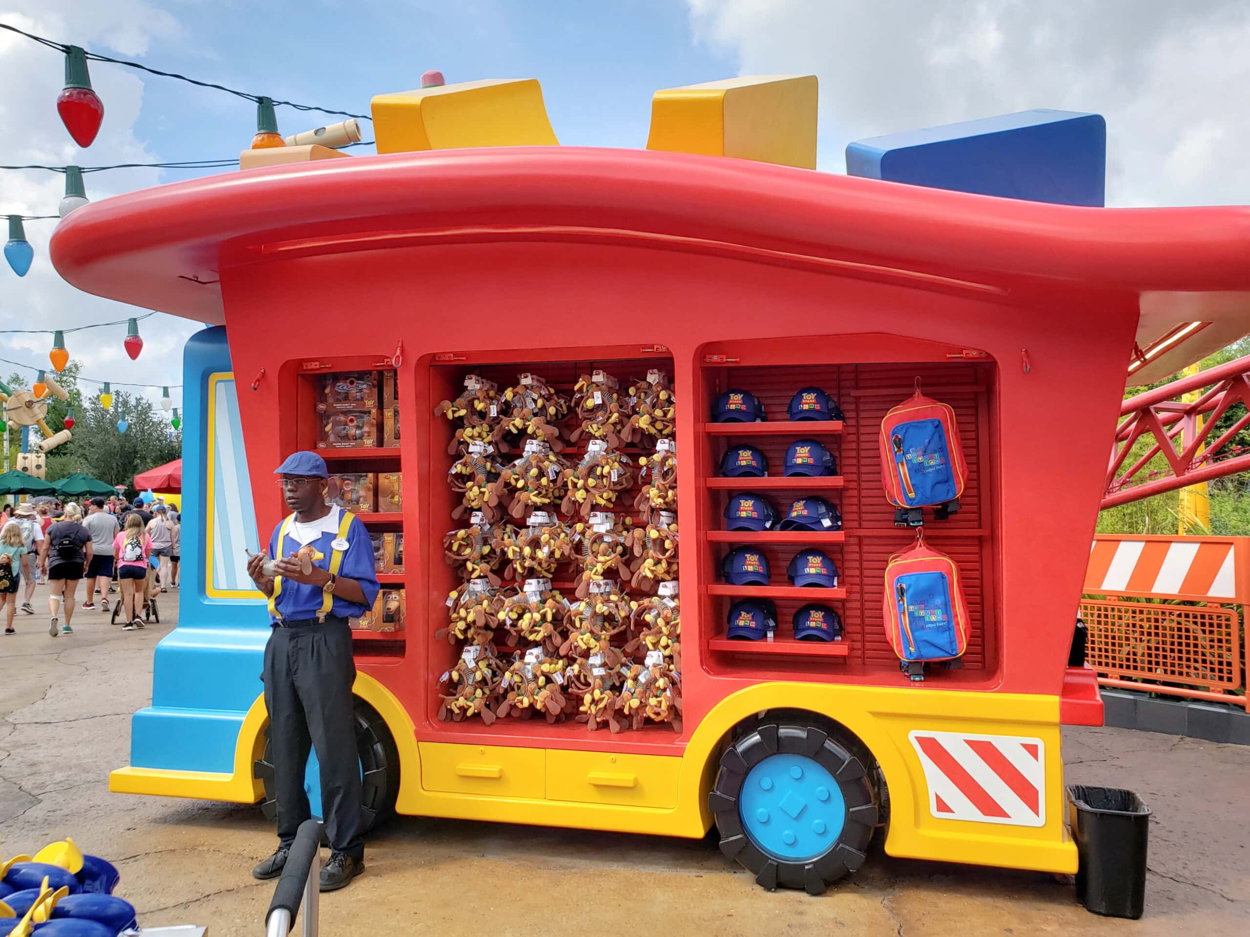Merchandise cart at Toy Story Land