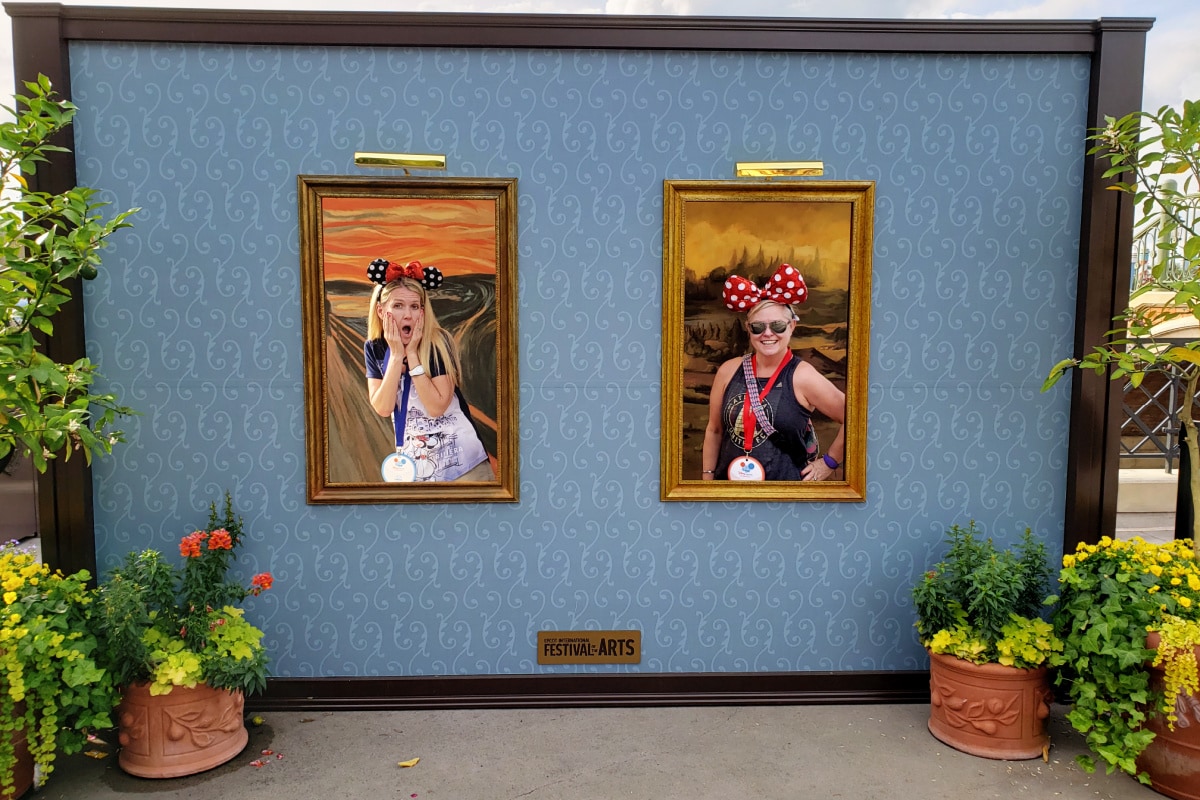 Art photo booths at the Festival Of The Arts