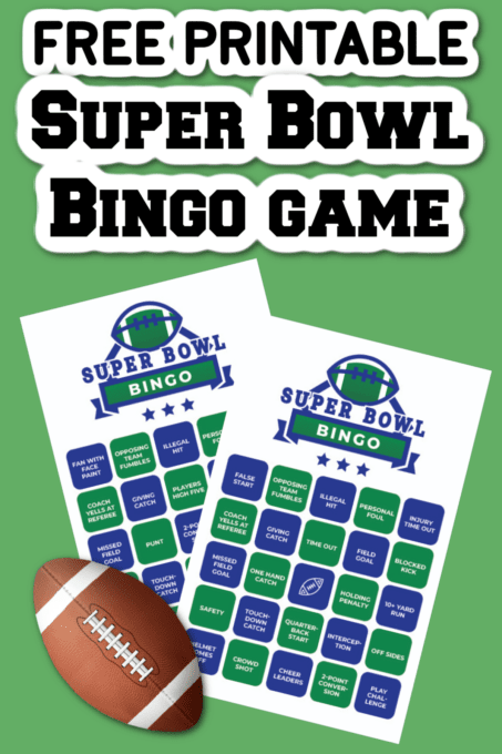 Free Printable Super Bowl Bingo Cards - Fun Money Mom