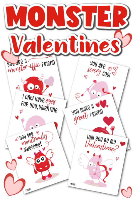 Monster Valentine Cards Pin 2