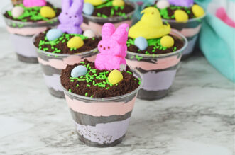 Peeps Dirt Cups feature