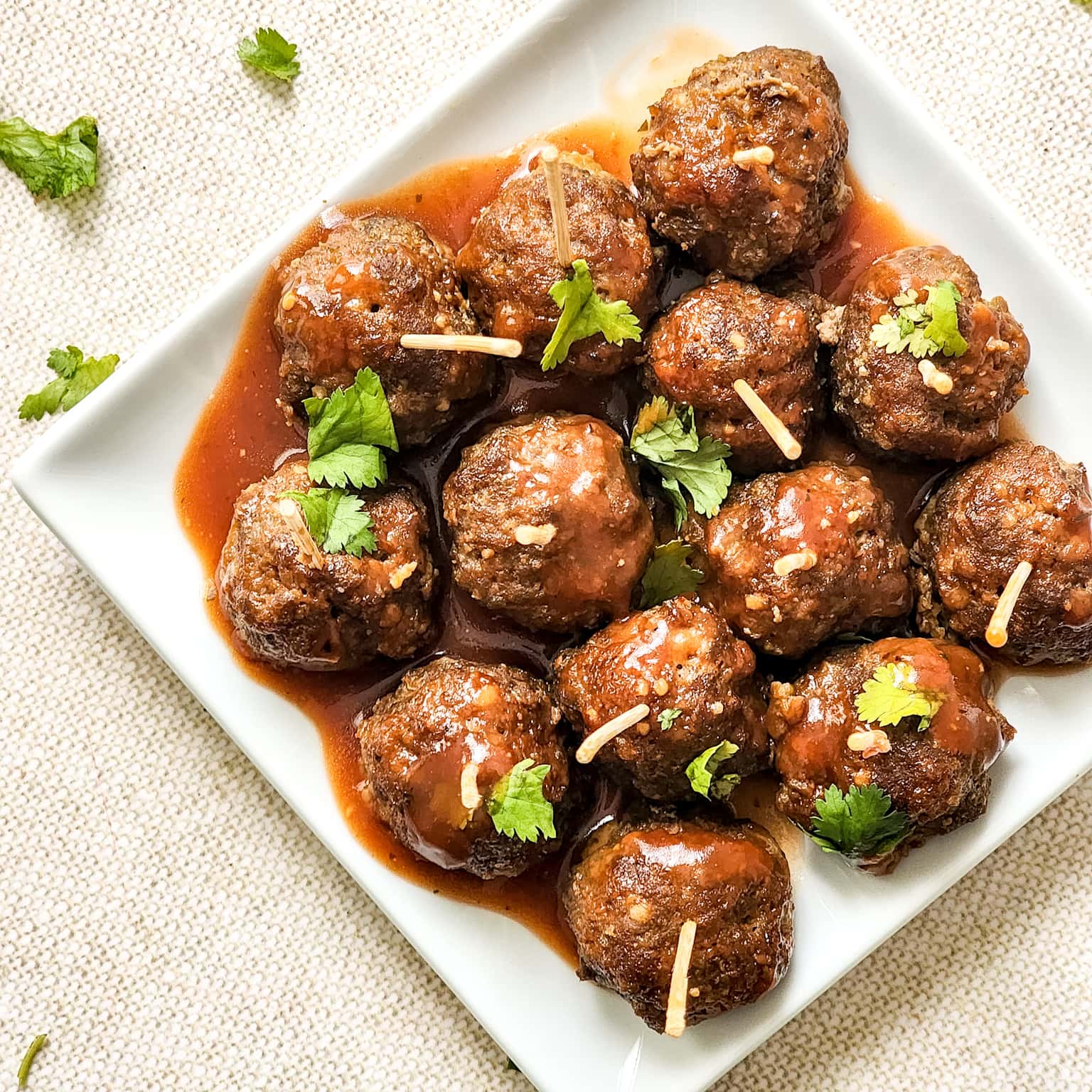 BBQ meatballs from above