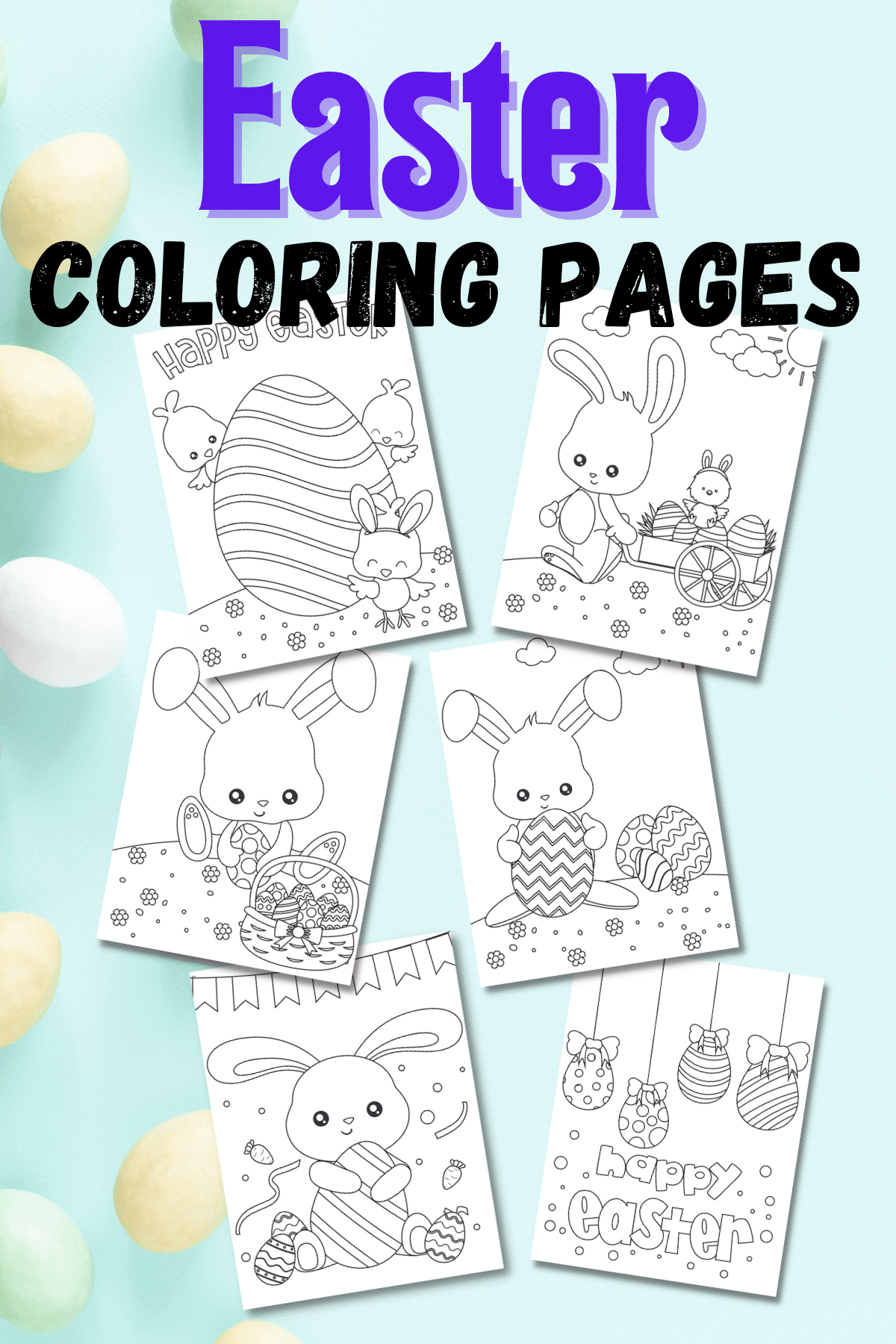 Easter Coloring Pages - Fun Money Mom