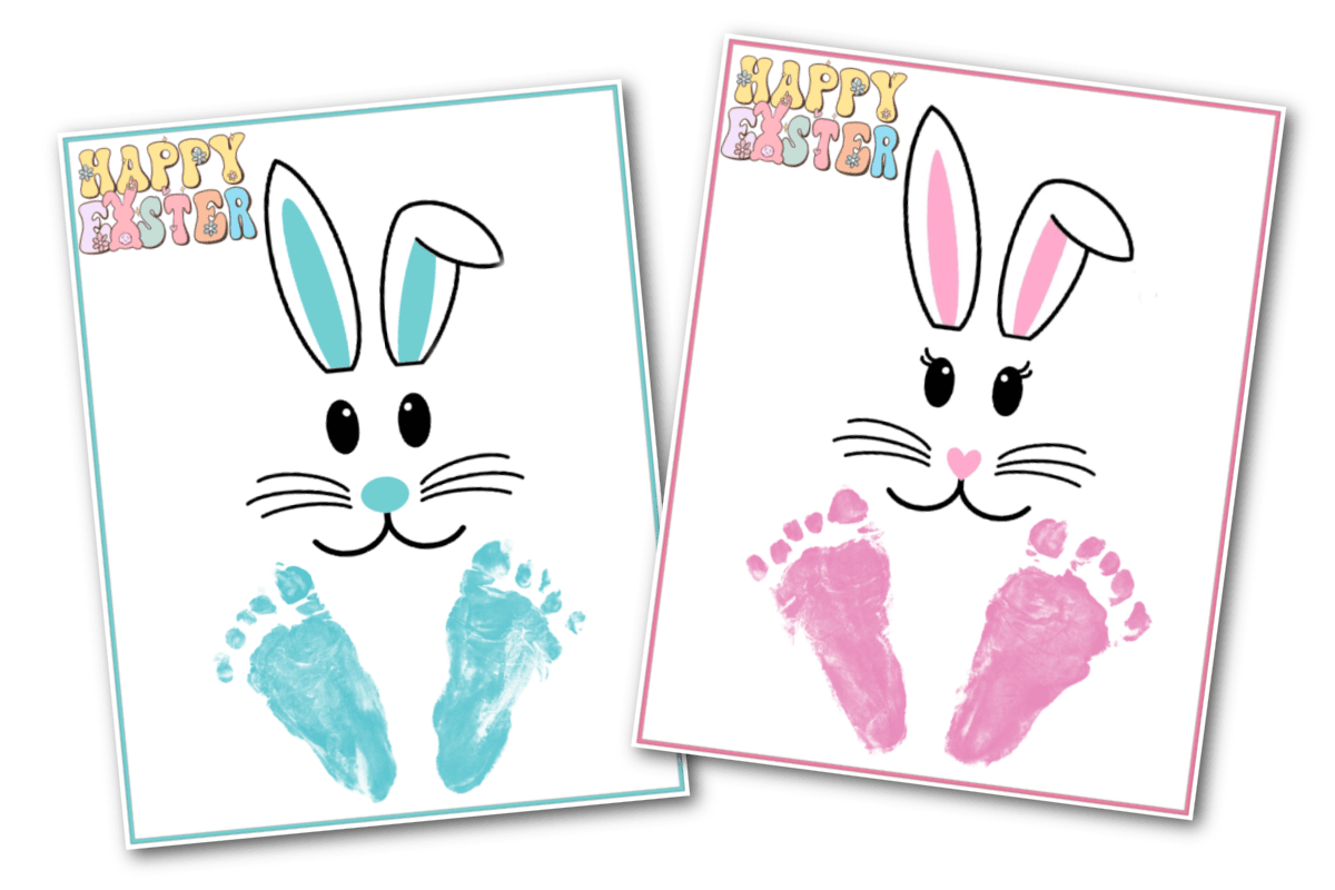 Baby footprint templates