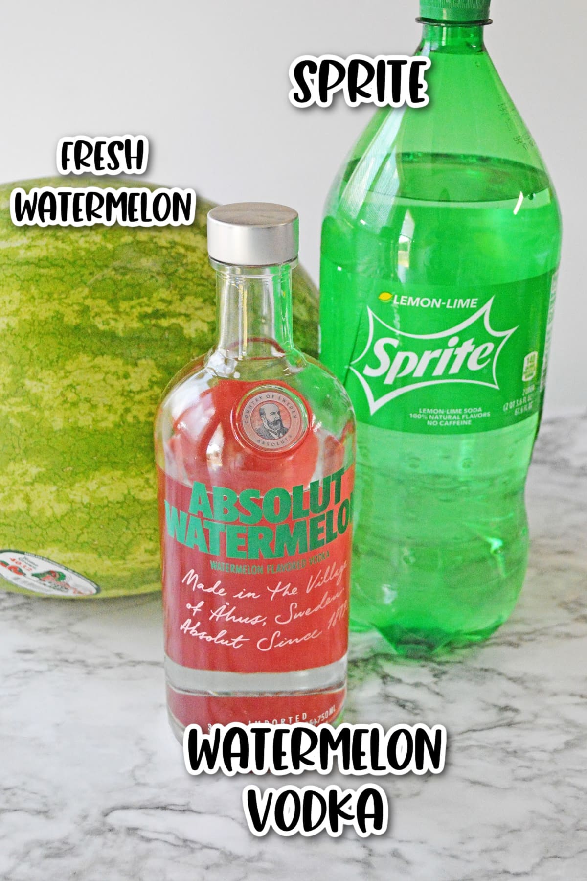 Watermelon Crush cocktail ingredients