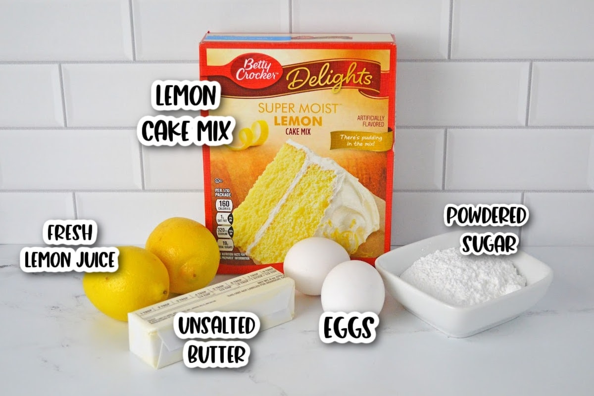 Lemon Bars With Cake Mix Ingredients