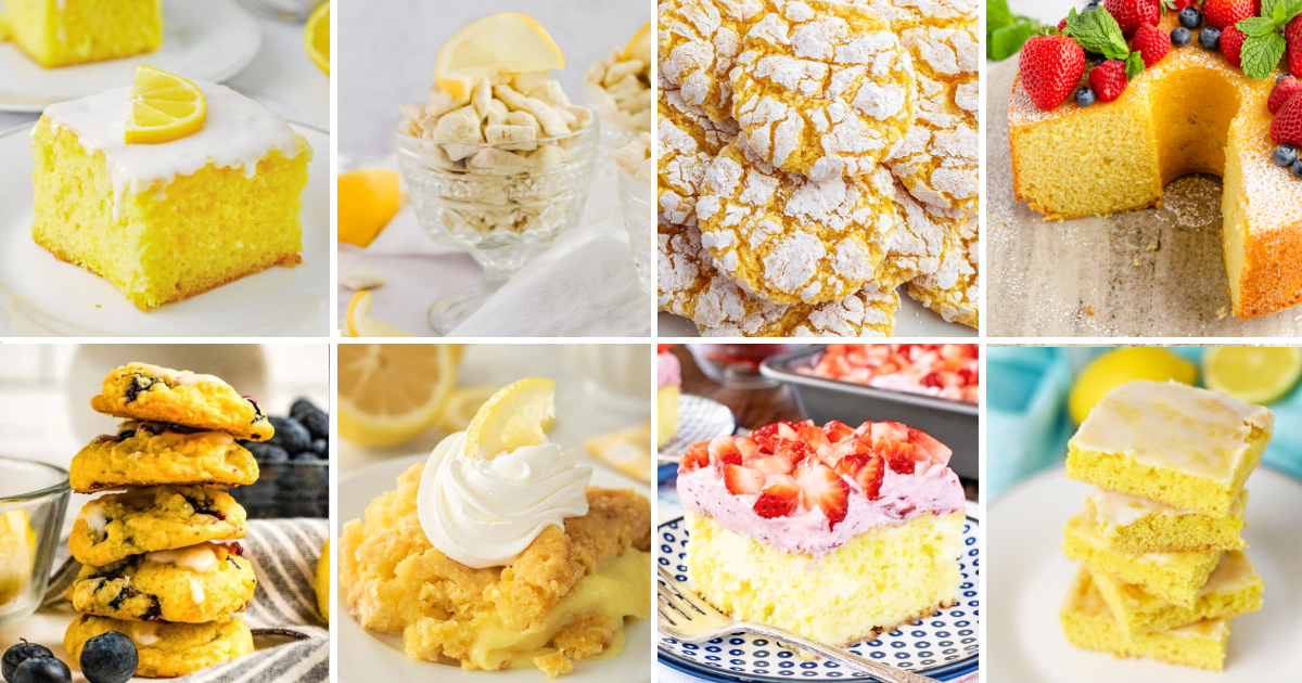 Lemon Cake Mix Recipes fb