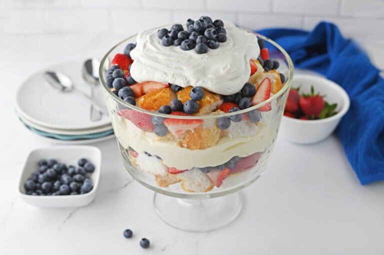 Patriotic 4th Of July Berry Trifle