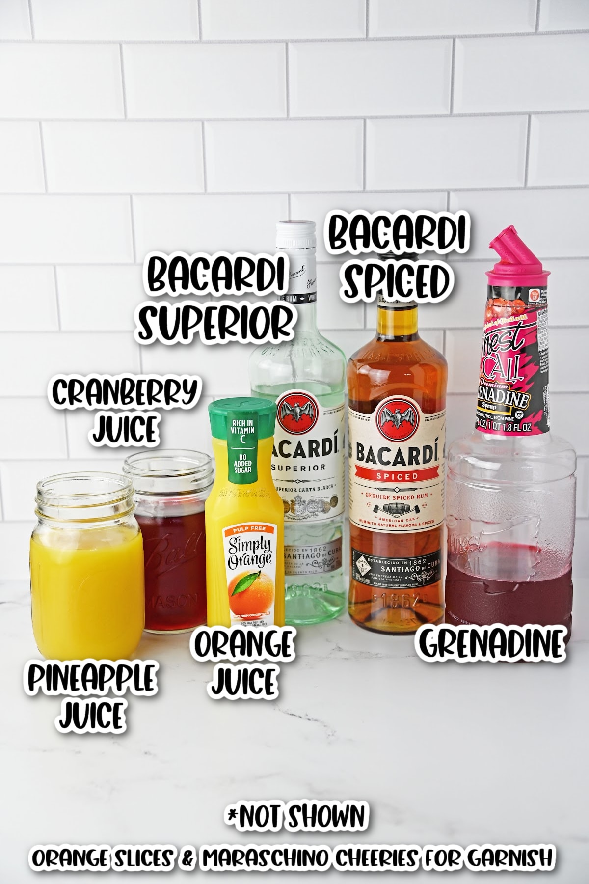 Bacardi Rum Punch Ingredients