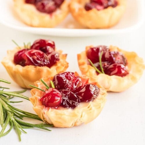 Cranberry Brie Phyllo Cups (1)