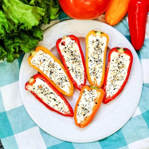 Everything bagel mini peppers