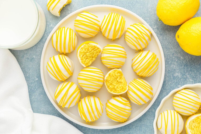 Easy Lemon Cake Balls Recipe