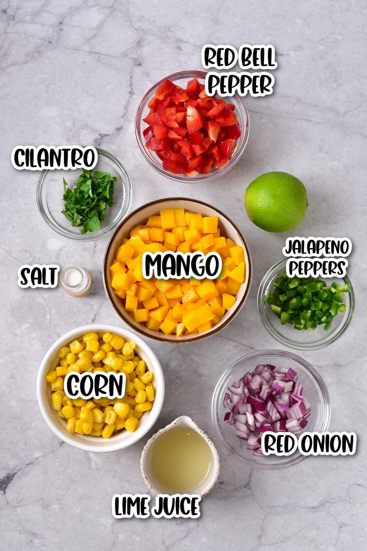 Mango Corn Salsa Ingredients