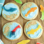 Shark Cookies for recipe card