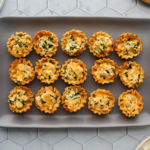 Spinach phyllo cups 2