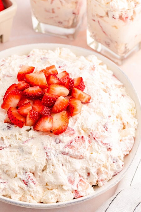 Easy Strawberry Fluff Salad Recipe - Fun Money Mom