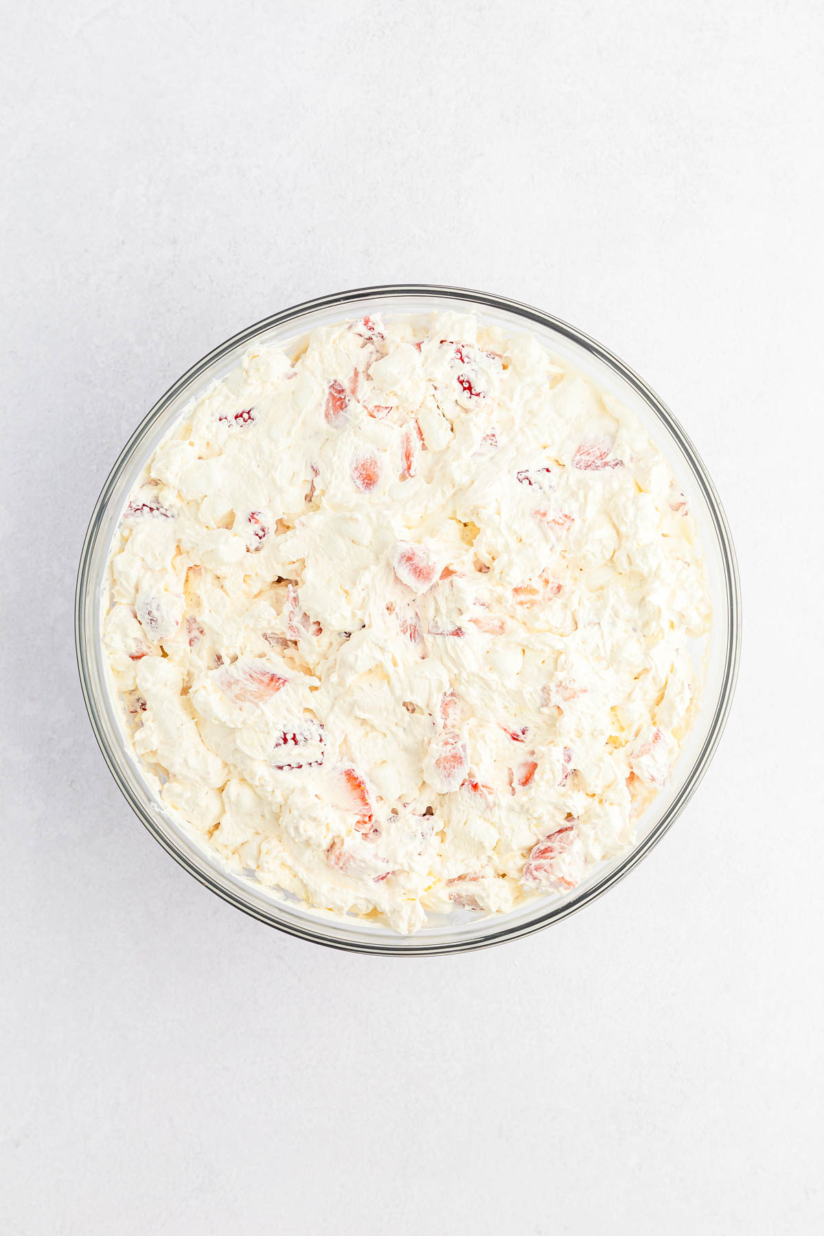 Strawberry Cheesecake Fluff in bowl