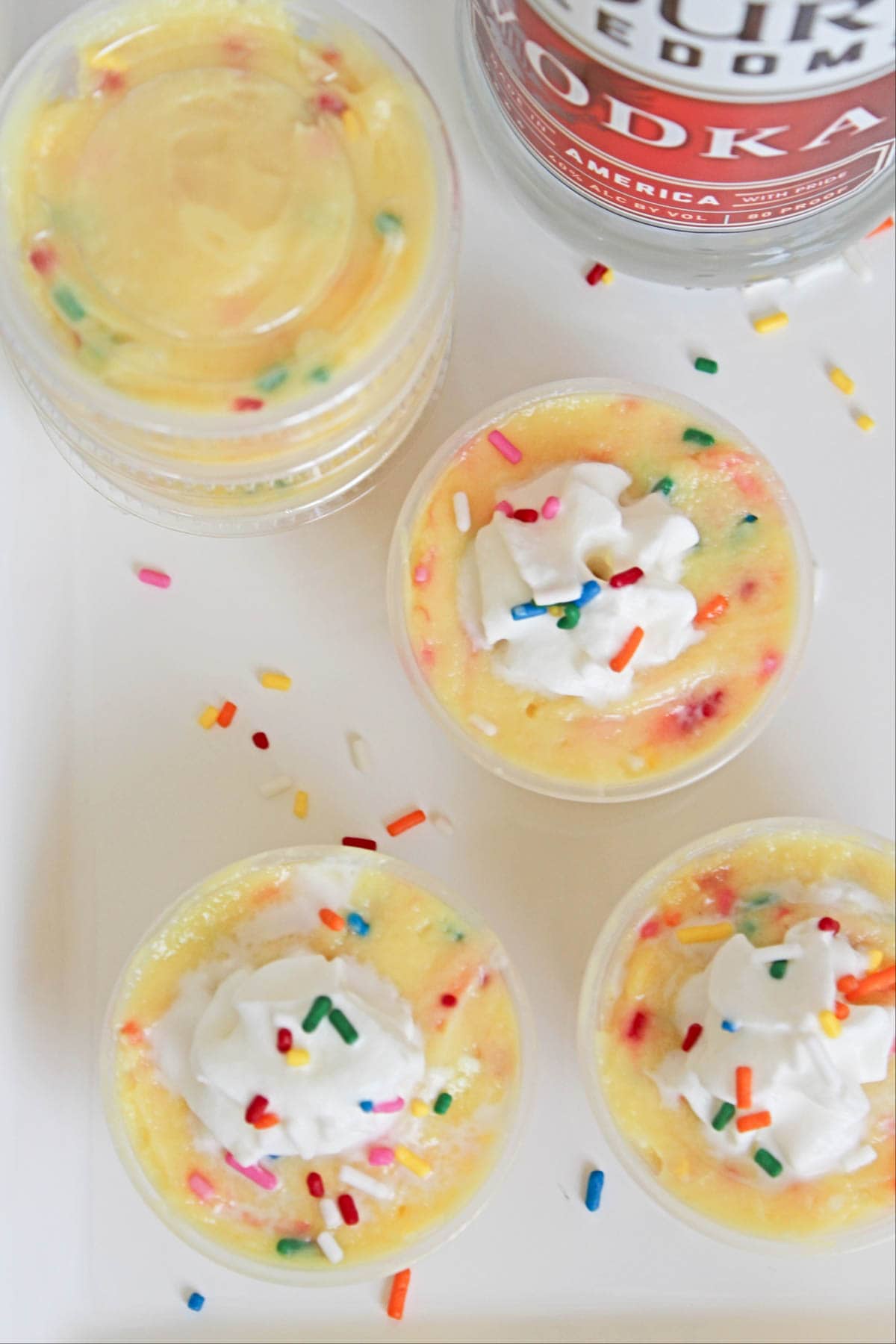 Birthday Cake Pudding Shots Recipe
