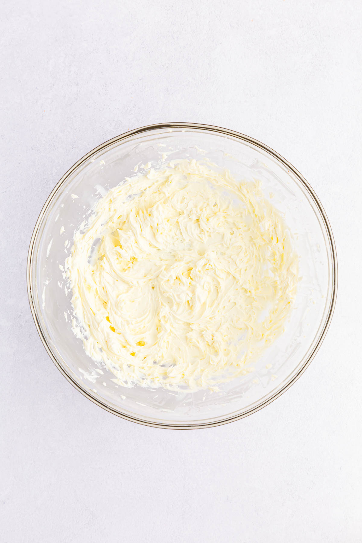 Soften cream cheese beaten in bowl