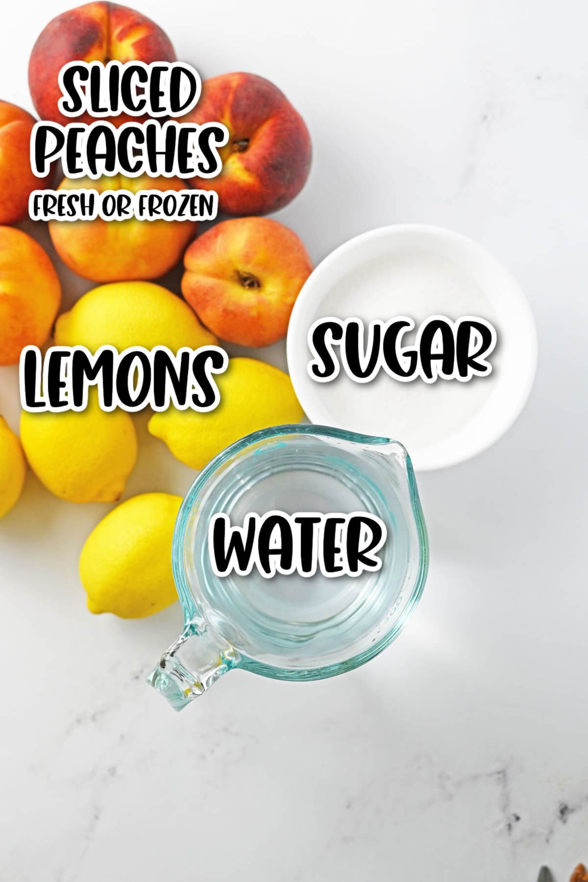 Peach Lemonade Ingredients