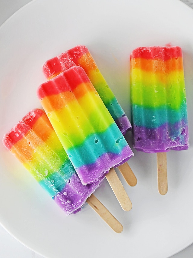 Rainbow Popsicles story