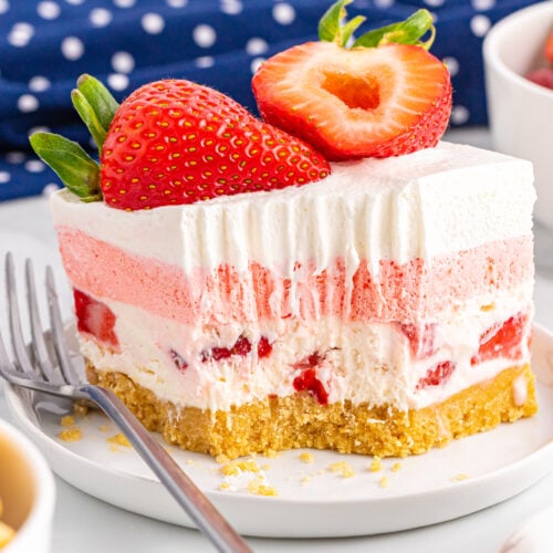 Strawberry Cheesecake Lush recipe card