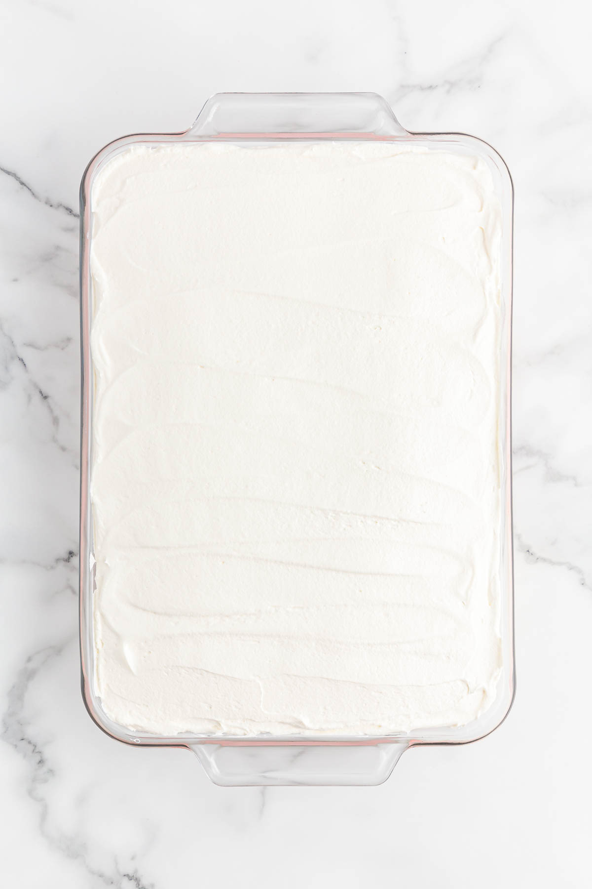 Cool Whip layer for strawberry lush