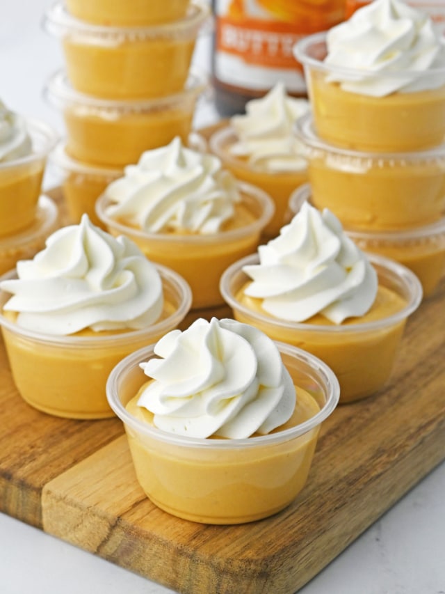 Butterscotch Pudding Shots