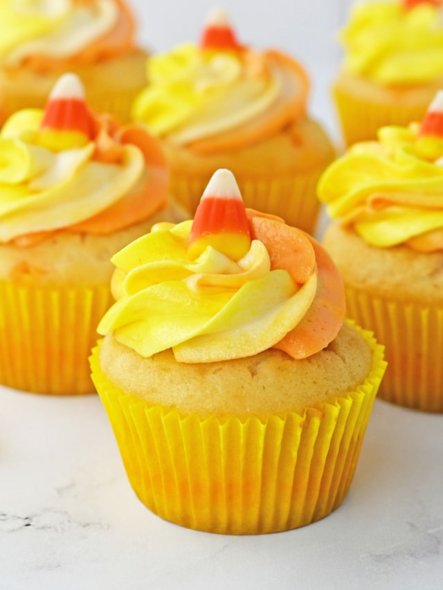 Candy Corn Cupcakes story