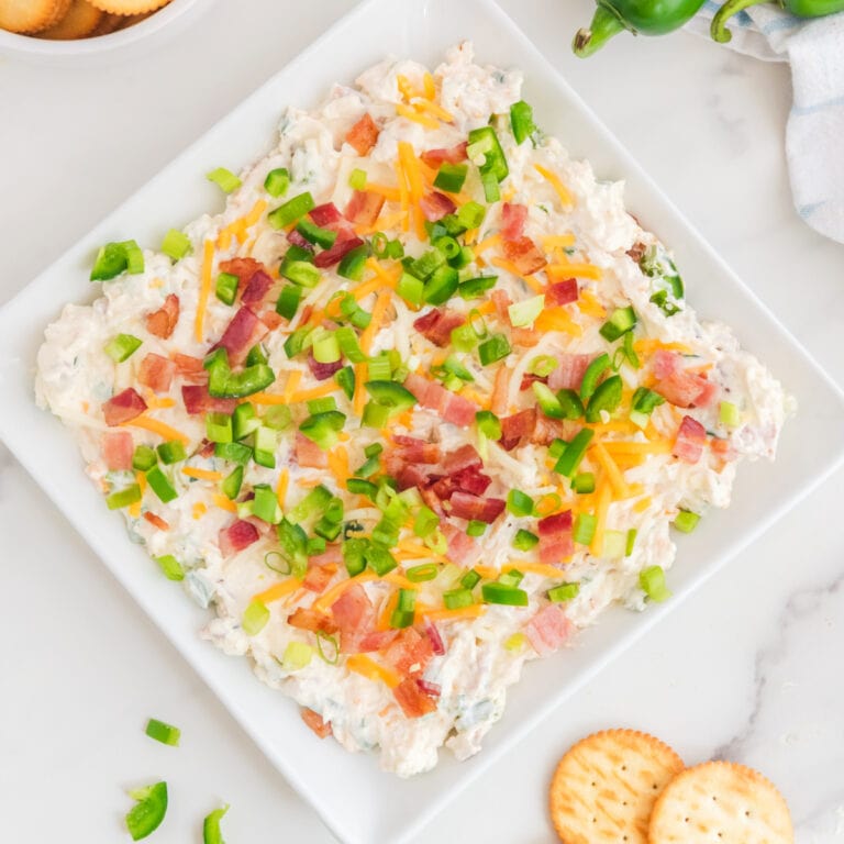 Cold Jalapeno Popper Dip With Bacon