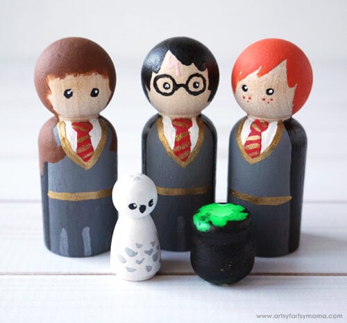 Harry potter peg dolls