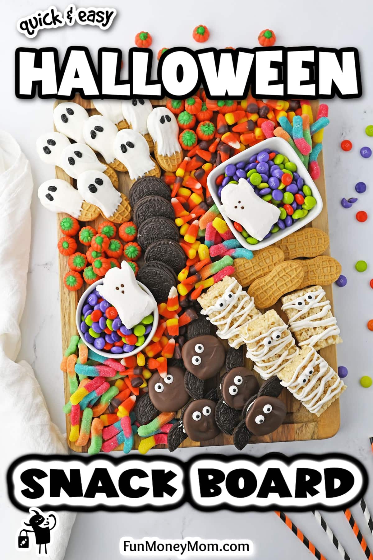 How To Make A Halloween Snack Board - Fun Money Mom