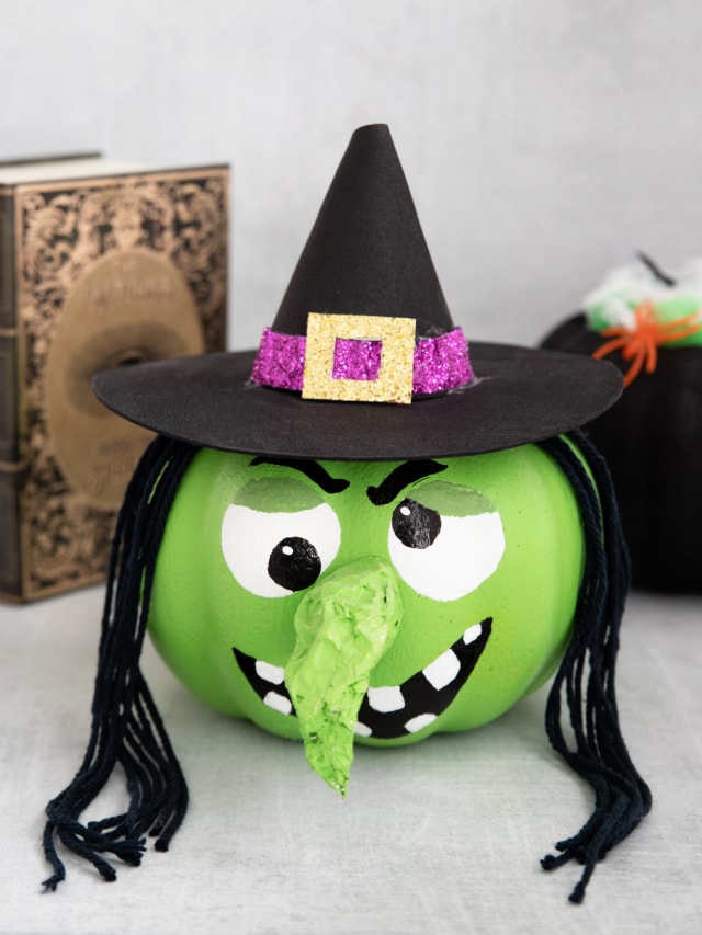 Witch Pumpkin Painting story