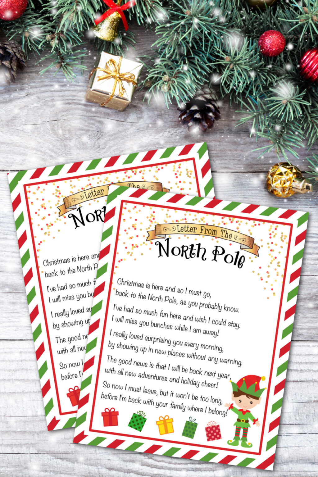 Elf On The Shelf Goodbye Letter (Free Printable)