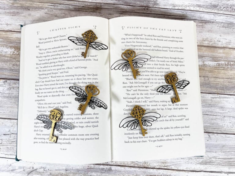 DIY Harry Potter Flying Keys Craft (with printable wings)