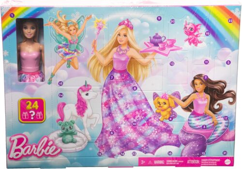 Barbie mermaid advent calendar.
