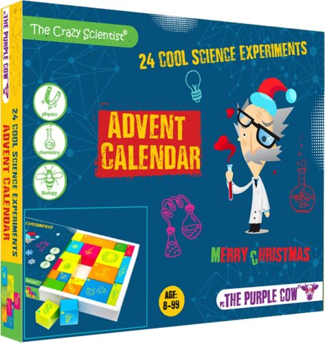 The crazy scientist cool science experiments advent calendar.