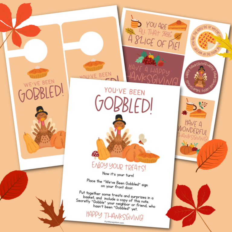 You’ve Been Gobbled (Free Printables)