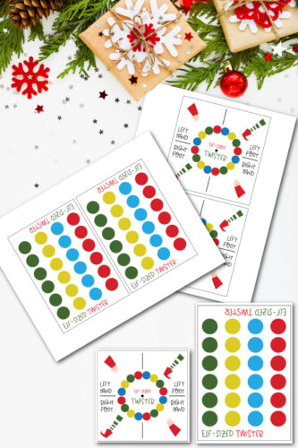 Elf On The Shelf Twister (Free Printable) - Fun Money Mom
