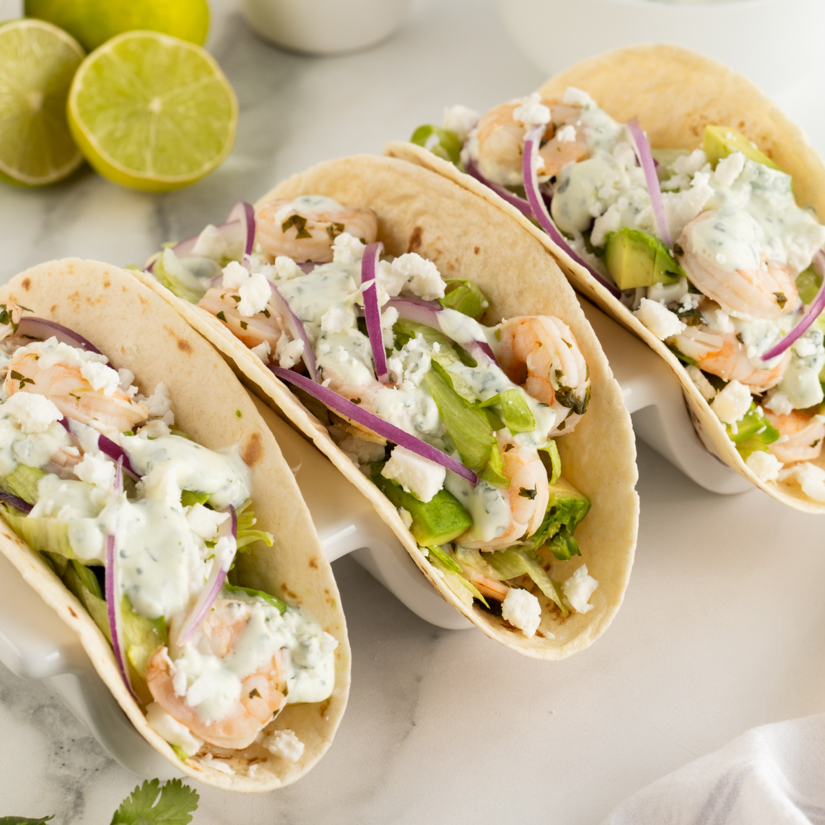 Cilantro Lime Shrimp Tacos