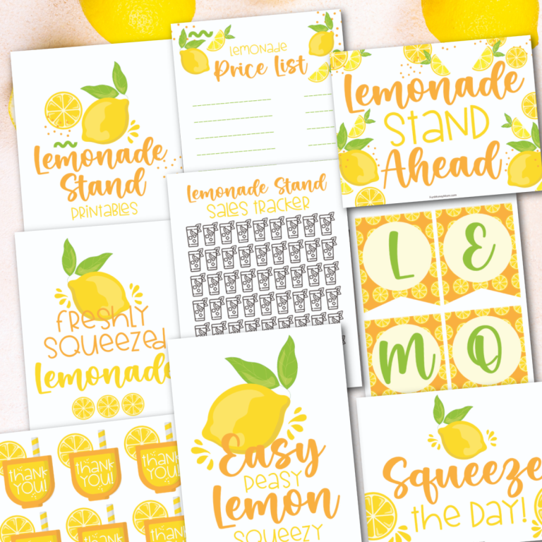 Free Printable Lemonade Stand Signs
