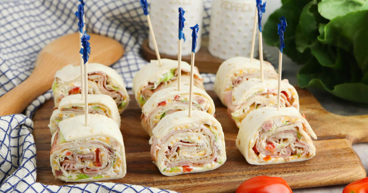 Ham And Turkey Pinwheels