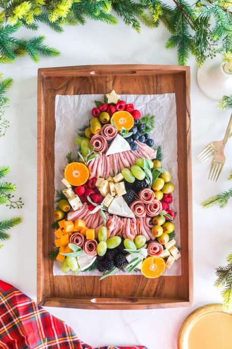 Christmas Tree Charcuterie Board - Fun Money Mom
