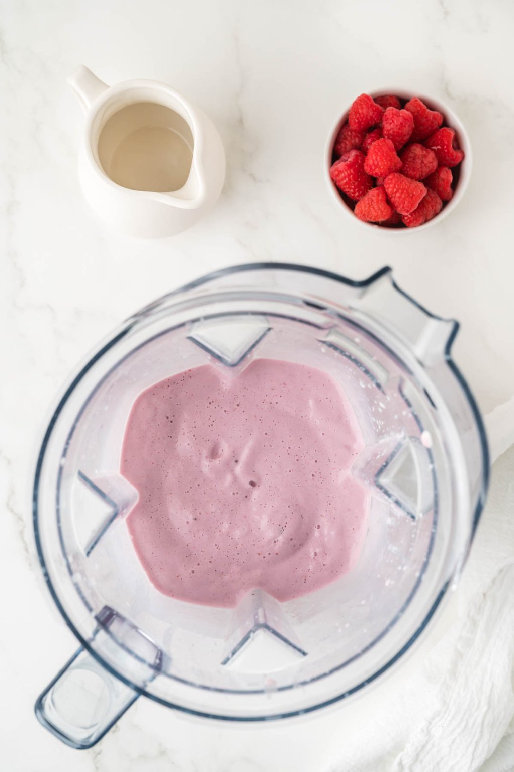 Easy Raspberry Milkshake - Fun Money Mom