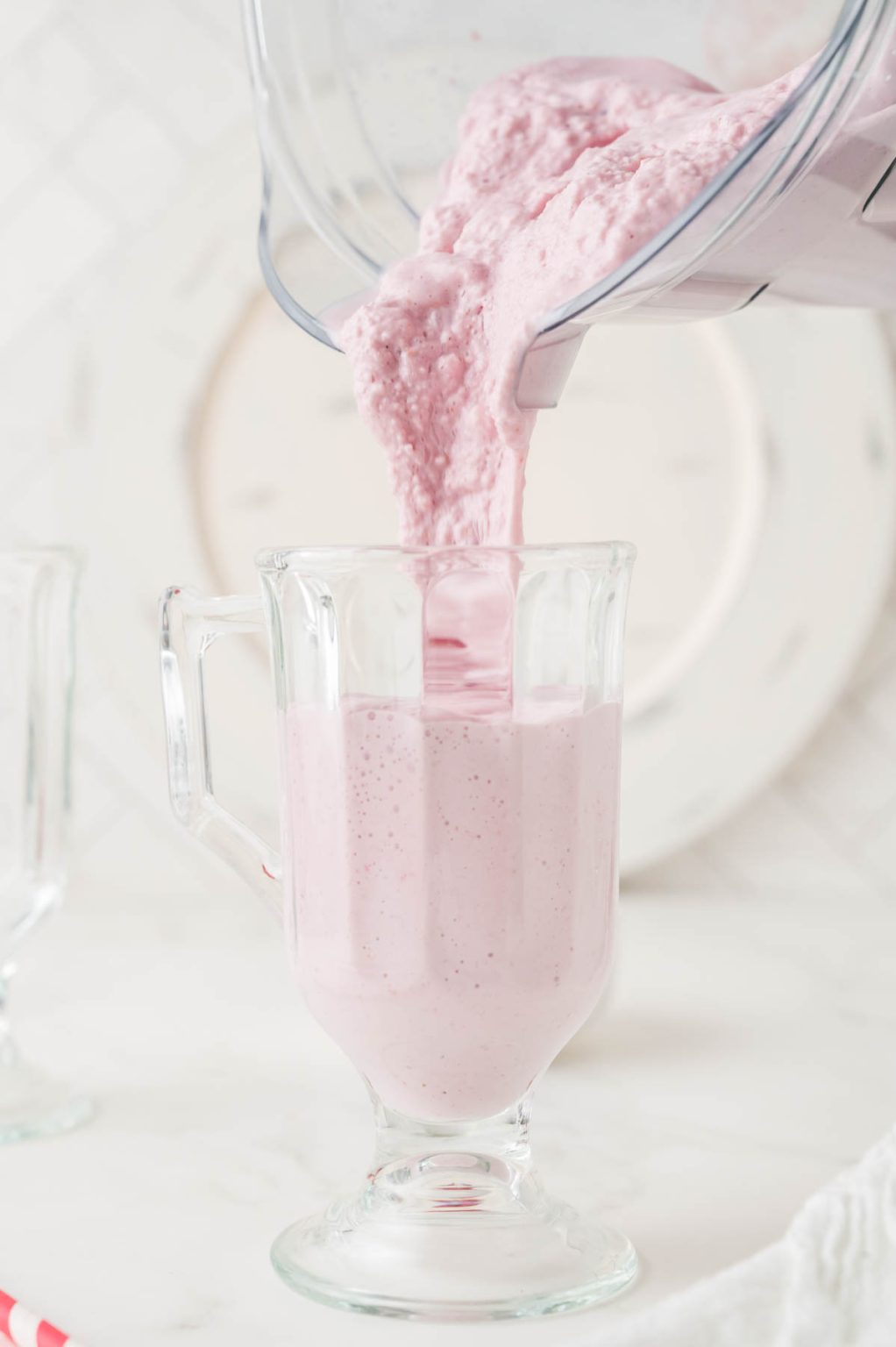 Easy Raspberry Milkshake - Fun Money Mom