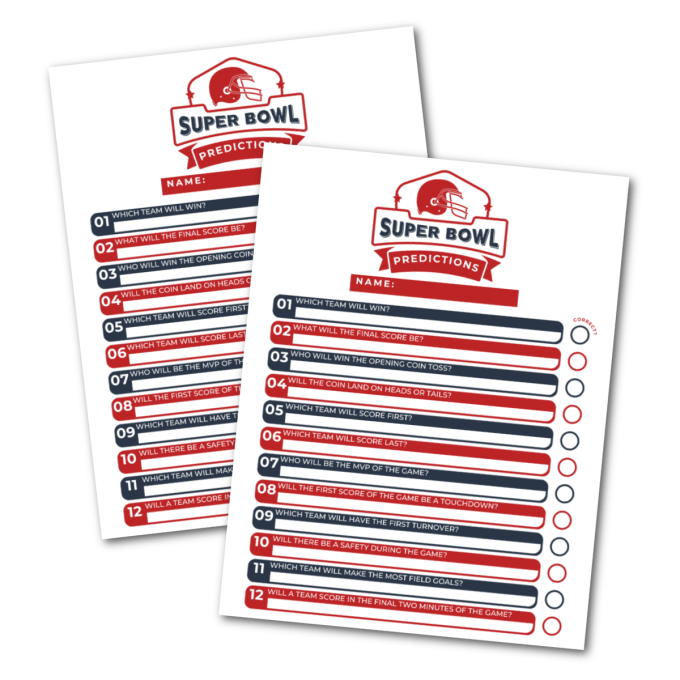 Free Printable Super Bowl Games - Fun Money Mom