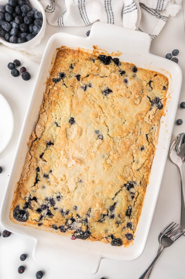 Blueberry Dump Cake With Cake Mix - Fun Money Mom