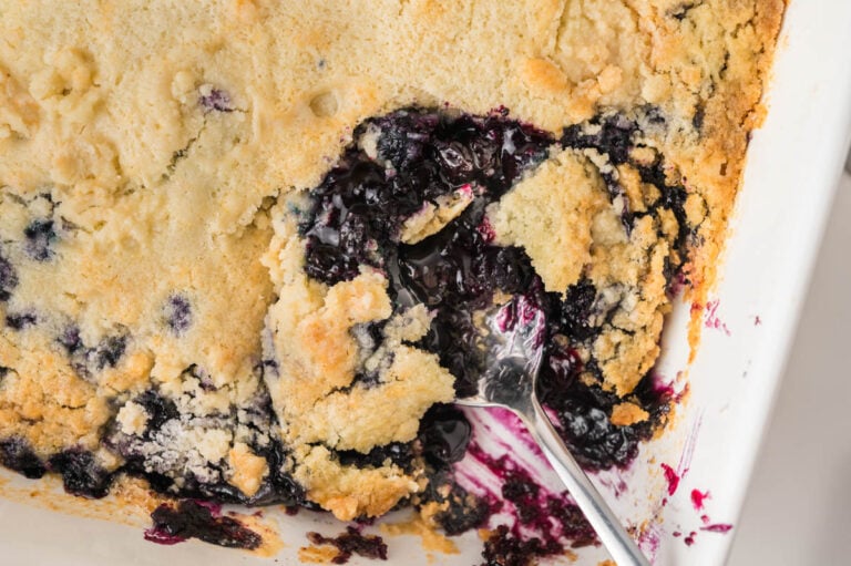 Blueberry Dump Cake With Cake Mix - Fun Money Mom